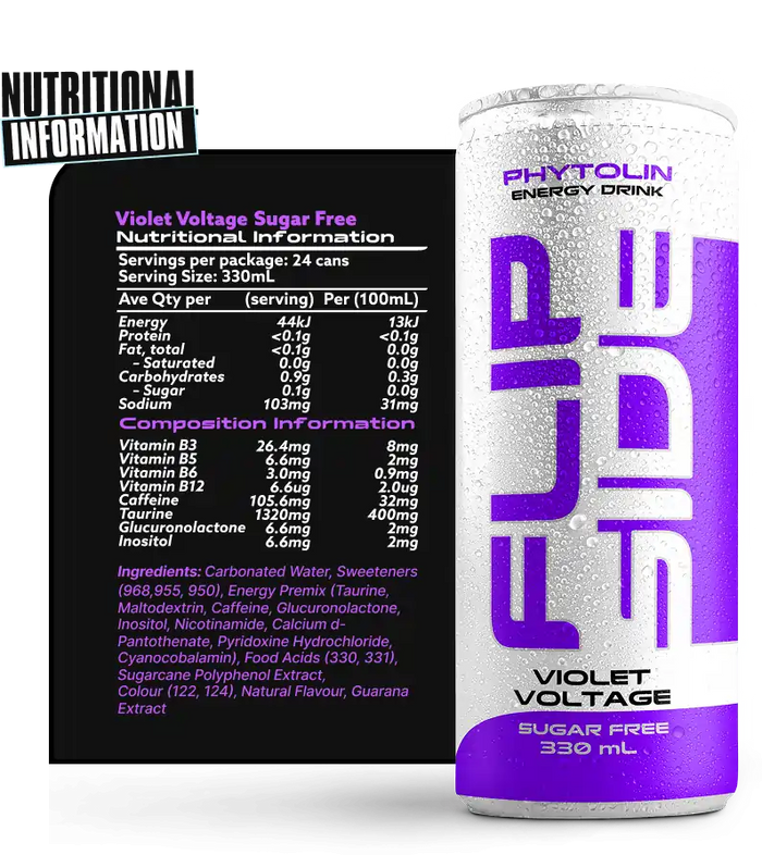 $2 PER CAN! Violet Voltage Sugar-Free 24pk